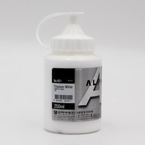 알파 실버 아크릴물감 250ml 낱색 95색, 901 Titannium White