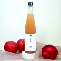 국내산 무설탕 자연발효 사과식초, 500ml, 1병