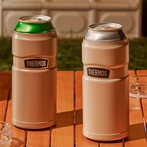 일본 써모스 킹 2WAY 컵홀더 캔홀더 500ml 스텐컵 보냉컵, 아이보리블랙