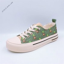 스타일앤라이프 SNL 여성캔버스화 발편한운동화 SWM22144 그린 (8953751)