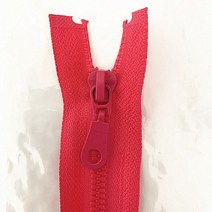 옷 지퍼 달기 2 조각 5 #(25-70 )cm 분리형 수지 지퍼 오프닝 자동 생태 잠금 플라스틱 지퍼 재봉 슈트 용, 19 Rose Red_01 2pcs_03 35cm, Rose Red