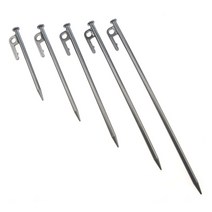 차박 강화스틸 블랙 단조팩 텐트팩 4개 타프팩 글램핑 장박 솔캠 초보캠핑, 20cm