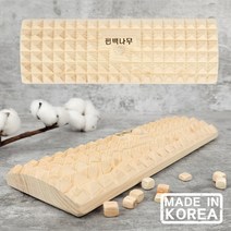 편백나무 벌집 발지압판 30x10 (발지압기 발판 발매트, 30x10x3cm