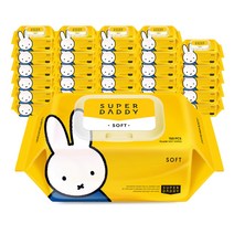 슈퍼대디 미피 물티슈, 소프트 캡형 100매X30팩