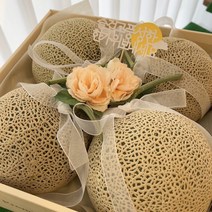 고당도 고창 프리미엄 머스크 황토 멜론 추석 고급 선물세트 8kg 4구 제철과일 한정판매, 프리미엄 멜론 (8키로 내외) 4과, 1박스
