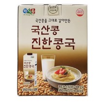 코스트코 정식품 국산콩 진한 콩국 950ml x 4개 콩국수, 없음