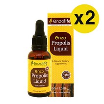 엔조라이프 뉴질랜드 프로폴리스 원액 액상 리퀴드 30ml x2개, 1병
