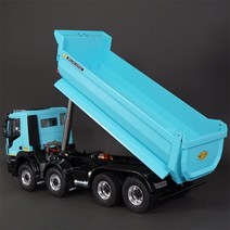 rc트럭 1/14 IVECO RC 유압 덤프 트럭 8x4, [02] Without Sound Light, 02 Without Sound Light