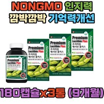 NONGMO 100% 식물성 레시친 대두레시틴 인지질 혈중 콜레스트롤 개선 인지력 성호르몬 원활 포스파티딜콜린 인산기 친수성 깜박깜박 미토콘드리아 글리세롤 토코페롤 하이큐 하이브레인 기억력감퇴 주의력 집중력