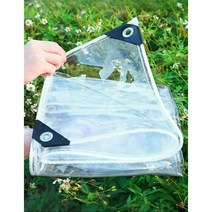 새턴2우레탄창 PVC 두꺼운 방수 방한 캠핑 옥상 포장마차 발코니, 1x1m, [고강력] 고투명 PVC 방수포
