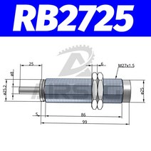 오일펌프 공압 유압 조절식 RB 시리즈 RB0805 캡 RBC1007, 9.RB2725
