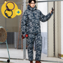 경신 겨울 작업복 배달 방한복 정비복 일체형 오토바이복 용접복 밀리터리 KSK-800, KSK 800(상의), L