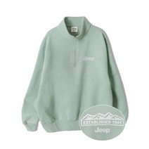 JEEP 하프집업 M로고 스웨트셔츠 (JO5TSU838MT)