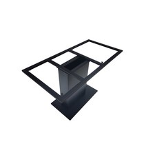 마블 업무용 만나는 책상선반 경럭셔리 좌대 레그 발받침, T04-BLACK 롱 170cmx 널을