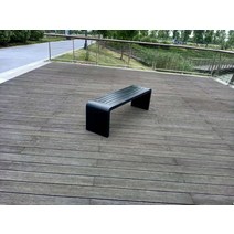 철제의자 마당벤치 정원벤치 공원벤치 의자 야외 벤치, 120 cm 40 cm 45 cm 블랙