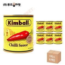 푸드올마켓_ 킴벨 칠리소스 3.3kg 한박스 (3.3kg x 6ea)