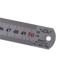 갭자 틈새자 테이퍼게이지 스테인레스 스틸 금속 직선 눈금자 50cm 20 인치 정밀 양면 도매, A