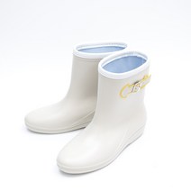 명품 말랑 구름 성인 여성 장화 가벼운 엄마 베이지 키높이 여름 앵글 숏 레인부츠 3cm