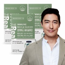 더리얼 면역맥스 베타글루칸 균주특허, 30정, 3개