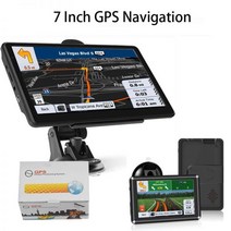 내비게이션 인치 차량 자동차 네비게이션 트럭용 GPS HGV 액세서리 도구 HD 네비게이터 업데이트 유럽 북미지도 8GB FM 음악 7, 7 inch_Africa