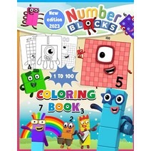 Number Blocks 1 to 100 Coloring Book: Coloring 1 to 100 - High Quality Fun Easy and Relaxing Color