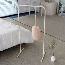 코코디피 김미 철제 미니 옷걸이 틈새 코너 낮은 옷가게 주문제작 행거, 아이보리