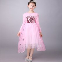 아이스쿨 스팽글 포인트 겨울 공주 드레스