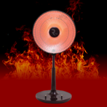 태양열반사원리 선풍기형 세라믹 히터 난로, 상품선택, 장안A SEH-900BGL