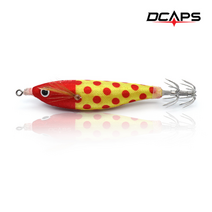 캡스 캡스 수평에기 레드땡땡이 쭈꾸미채비 문어낚시채비 갑오징어에기 한치낚시, free, 11.색동