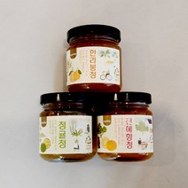 [제주커머스] 삼립 과일청 3종 선물세트 한라봉청 천혜향청 청귤청 제주직송, 삼립 과일청 3종 1세트, 1개
