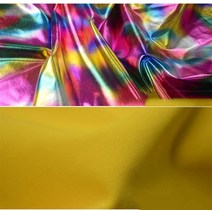 페브릭 옥삼 직물50*150cm 스트레치 반짝 이는 골드 호일 bronzing 스판덱스 패브릭 소재 PU 광택 가죽 DIY, 03 3_01 50cmx150cm