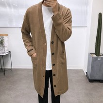 애드매이브 남녀공용 빅오버핏 롱 가디건 4color
