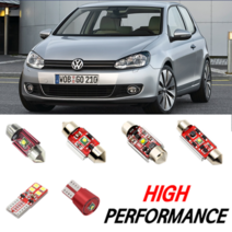하이퍼포먼스 폭스바겐 골프 5세대 6세대 GT LED실내등, 중앙실내등(T10/3개)