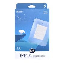 3M 공식납품사 원에이드 숨쉬는투명방수밴드 중형-6매, 3개