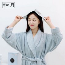 송월 격자 가운, 아이보리M