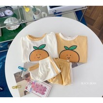 블랙빈 프레쉬세트(키즈용) 유아 아동 여름 반팔상하복 어린이집 등원룩 실내복 나들이