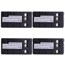 2Pcs 2100mAh VW-VBS1E BN-V12U 캠코더 배터리 JVC BN-V10U BN-V11U BN-V12U BN-V14U BN-V15 BN-V18U BN-V2, 4x Battery