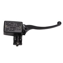 비상구조유압 브레이크 마스터 실린더 펌프 레버 스즈키용 바이크 오토바이 교체용 고정밀 녹 방지 블랙, 한개옵션0