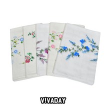 욜로도매 VIVADAY-SC86 신사 이중가제나염 여성 W53F7D2 남성 순면 나염 가제 손수건 롱수건 고급 남성손수건