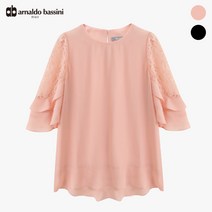 [아날도바시니] (아날도바시니) 소매레이스 프릴 블라우스(AS07BL12M)
