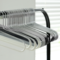 [홈앤하우스] 논슬립 옷걸이 PVC 멀티 코팅 바지걸이 40p 대용량 모음, 색상:블랙 / 사이즈:단품, 상세 설명 참조