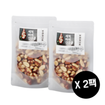 페루산 브라질너트 먹는법 셀레늄 세척 구운 브라질넛 450g 2팩, 2개