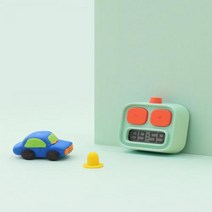 로봇 타이머 시간 관리 초등학생 타이밍 자기 훈련 유물 주방 알림, 크림