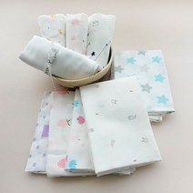 무루 [내맘대로기저귀세트]소프트 사각천기저귀 1장 천 기저귀, 딸기