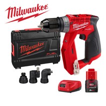 밀워키 12v 충전 무선 멀티척 드릴 3.0배터리1개세트, 1개
