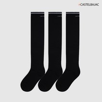 까스텔바작 어프로치 쿠션 니삭스 S 3팩 CJCAPNSS-3, 블랙