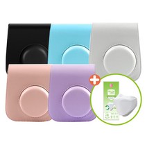 인스탁스 미니11 전용가방+KF80 마스크 1장, 1개, 챠콜그레이