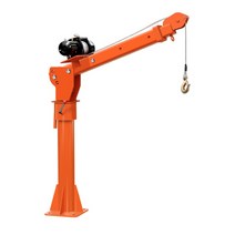 1톤 호이스트 크레인 전동 미니 소형 트럭 차량 크레인 12v 24v, 12V500kg 두껍게 (리모컨 + 와이어 컨트롤)