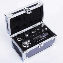 무게추 세트 저울 분동 실험용 미세 수업 검교정 원통, 알루미늄 상자 1g-500g 무게추 세트