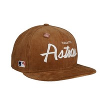 New Era 휴스턴 애스트로스 코듀로이 스크립트 9FIFTY 스냅백 모자 특별판 - 희귀